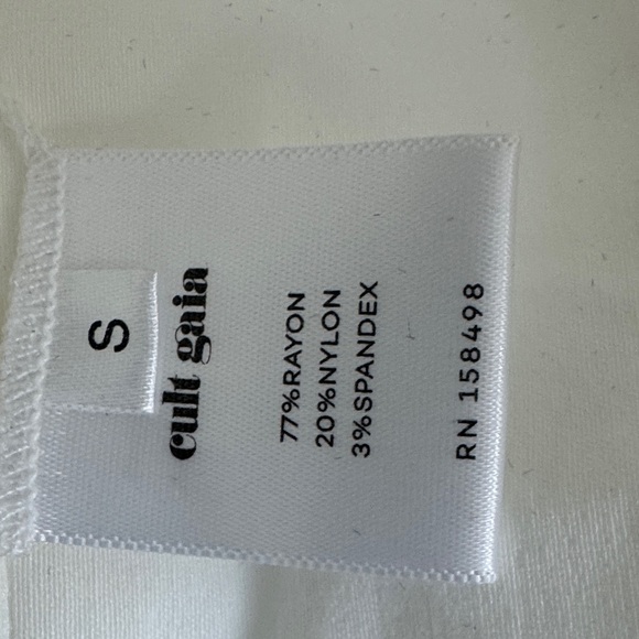 Cult Gaia Dulcie Top in Off White - Picture 6 of 7